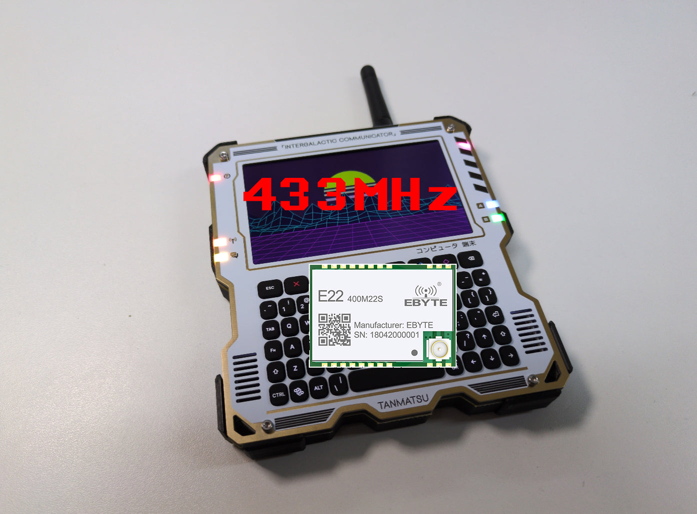 Tanmatsu with 433MHz LoRa