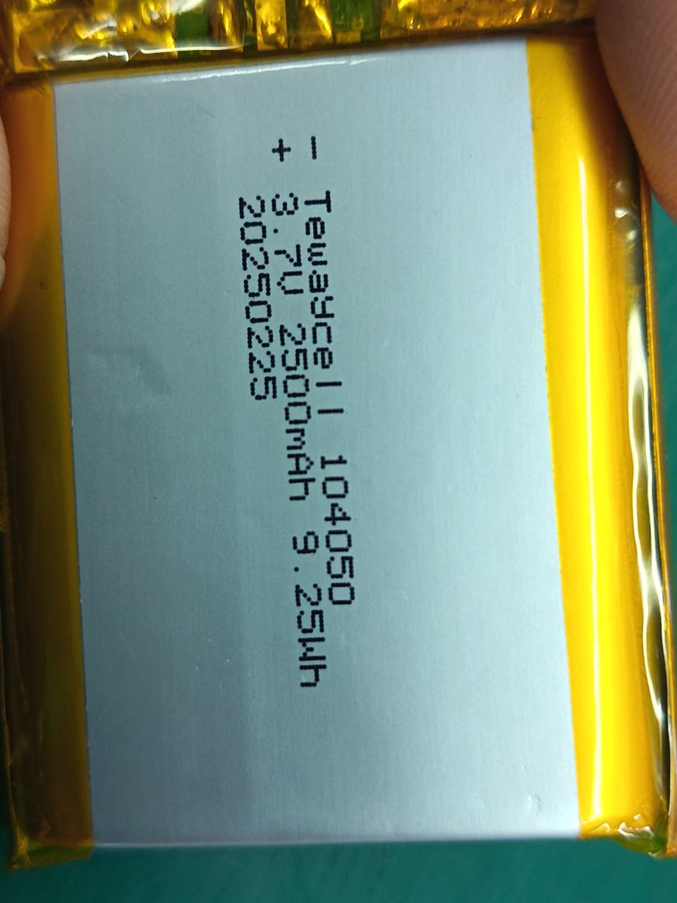 Protected 2500mAh LiPo battery PH2.0 connector